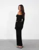 Florence Maxi Skirt (Black) sold by Charcoal Clothing