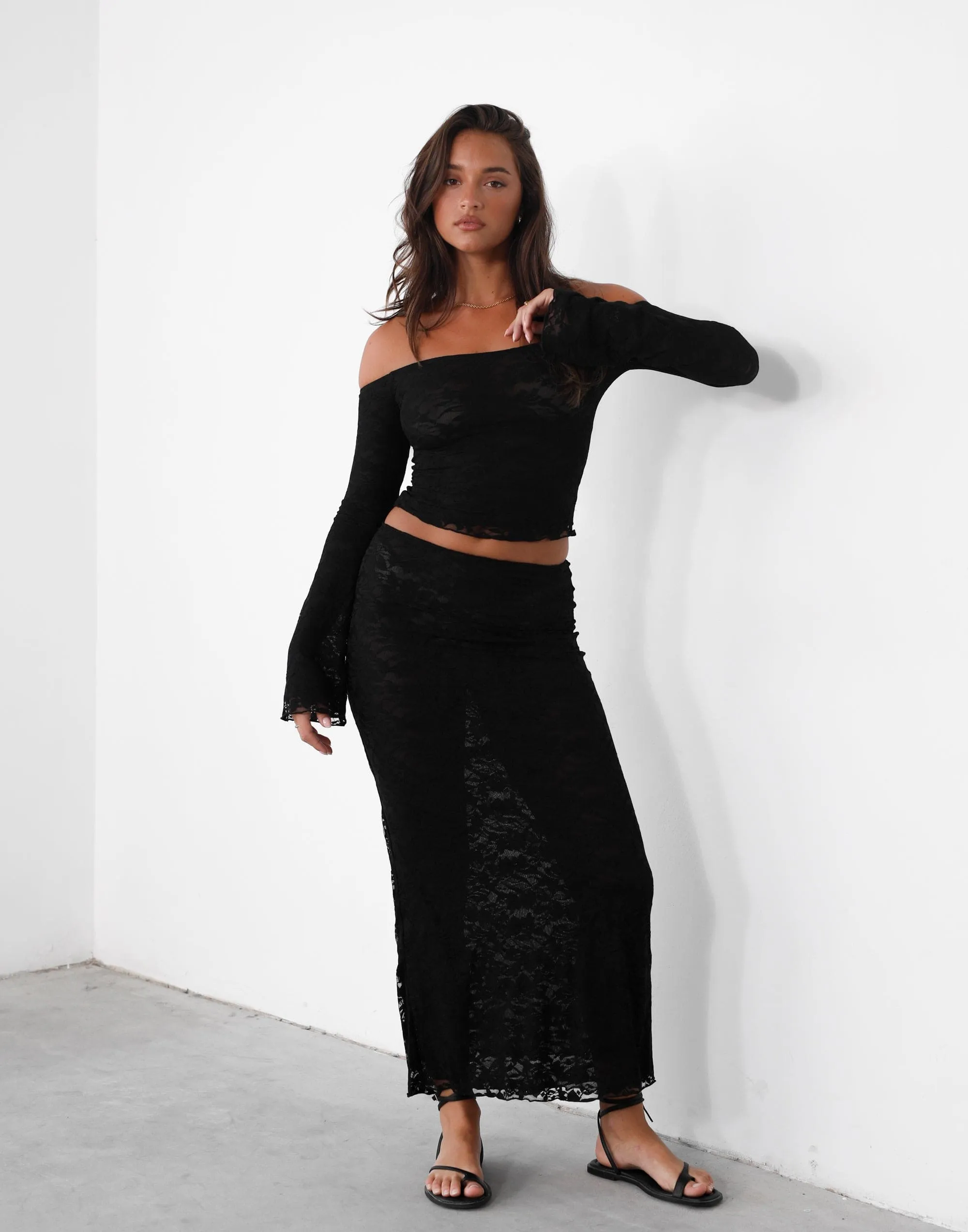 Florence Maxi Skirt (Black) sold by Charcoal Clothing product image thumbnail 3