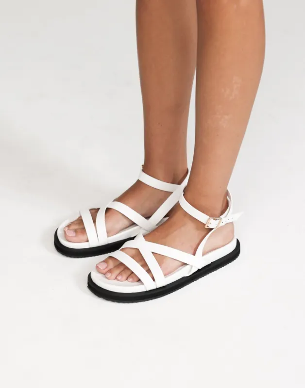 Tulsi Sandals (White) - By Billini sold by Charcoal Clothing