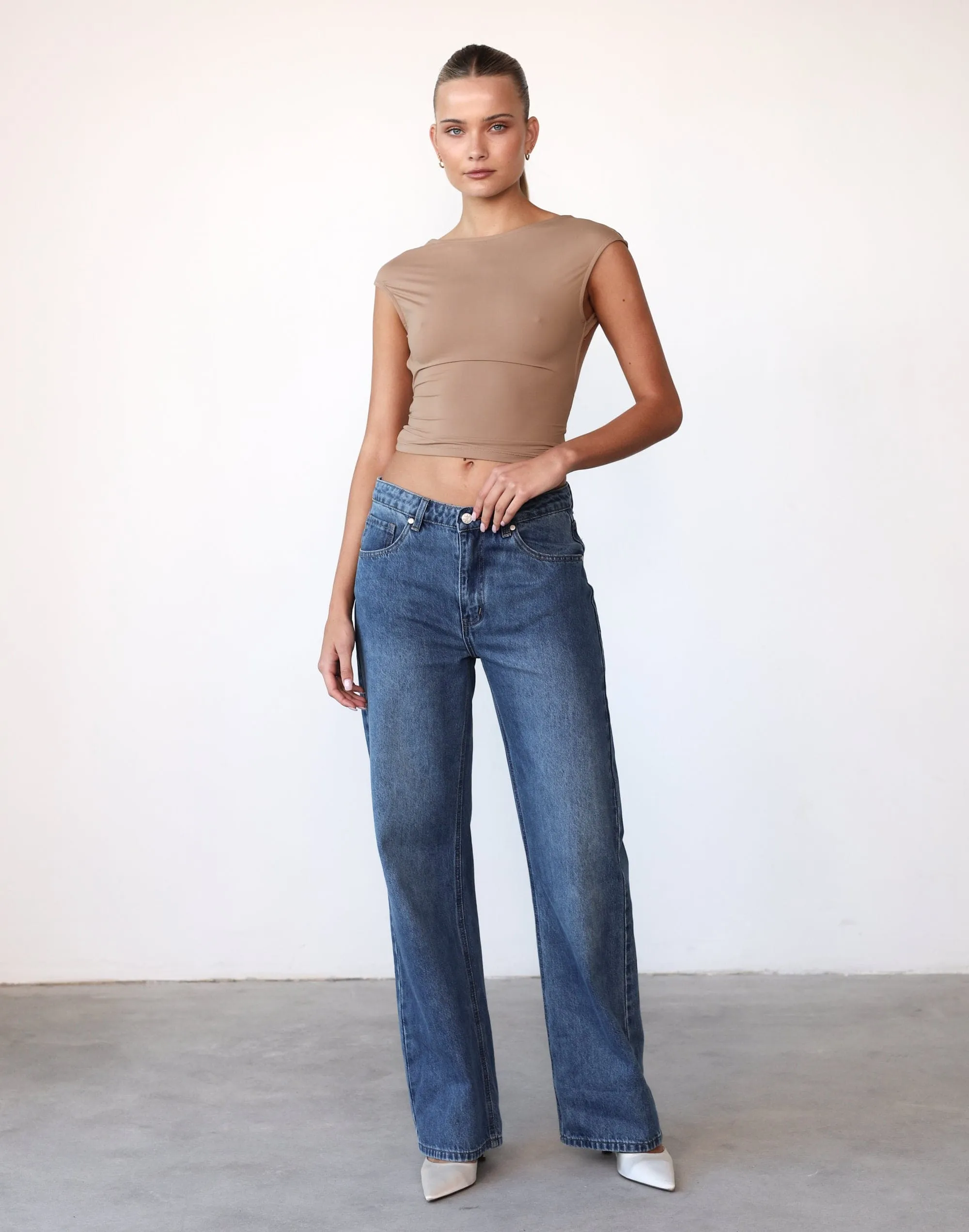 Uno Tie Top (Taupe) - By Lioness sold by Charcoal Clothing product image thumbnail 2