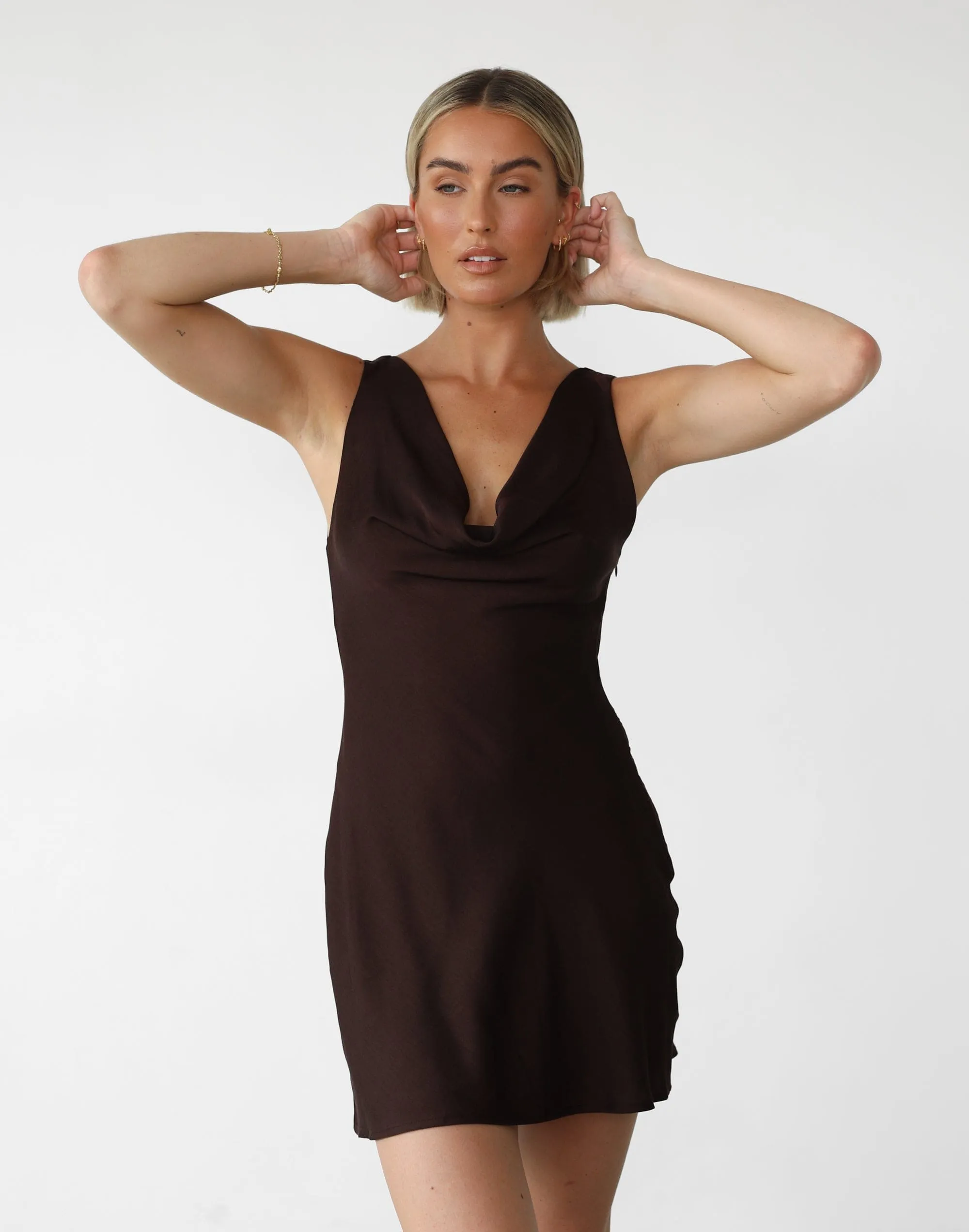 Imogen Mini Dress (Espresso) sold by Charcoal Clothing product image thumbnail 3