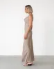 Imogen Maxi Dress (Mushroom) sold by Charcoal Clothing