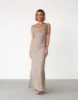 Imogen Maxi Dress (Mushroom) sold by Charcoal Clothing