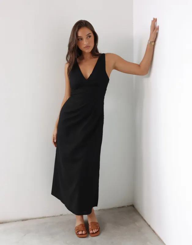 Jesika Maxi Dress (Black) sold by Charcoal Clothing