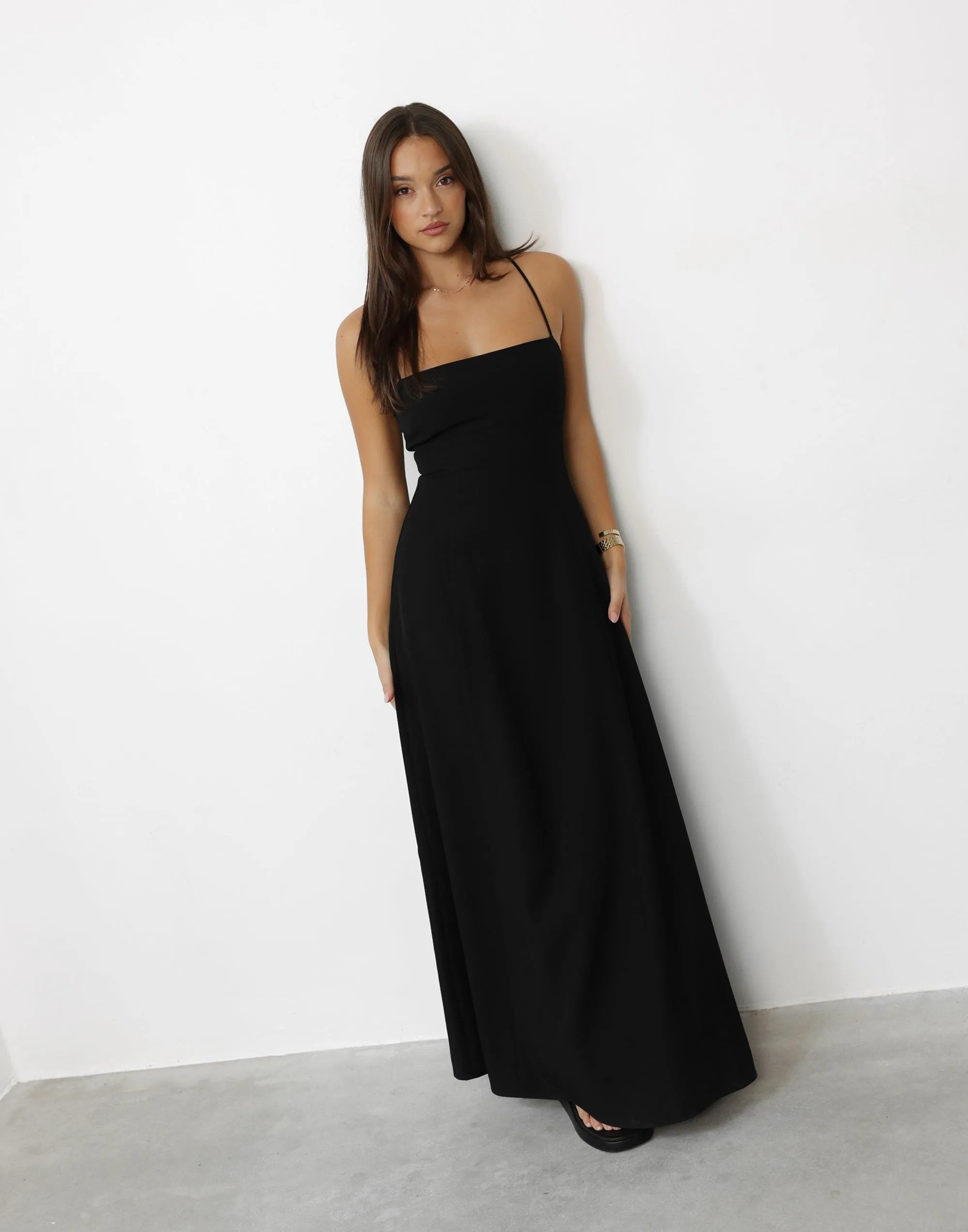 Mirielle Maxi Dress (Black) sold by Charcoal Clothing