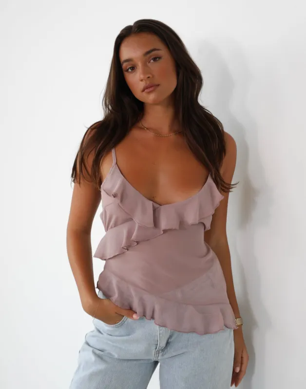 Daphne Top (Mauve) sold by Charcoal Clothing