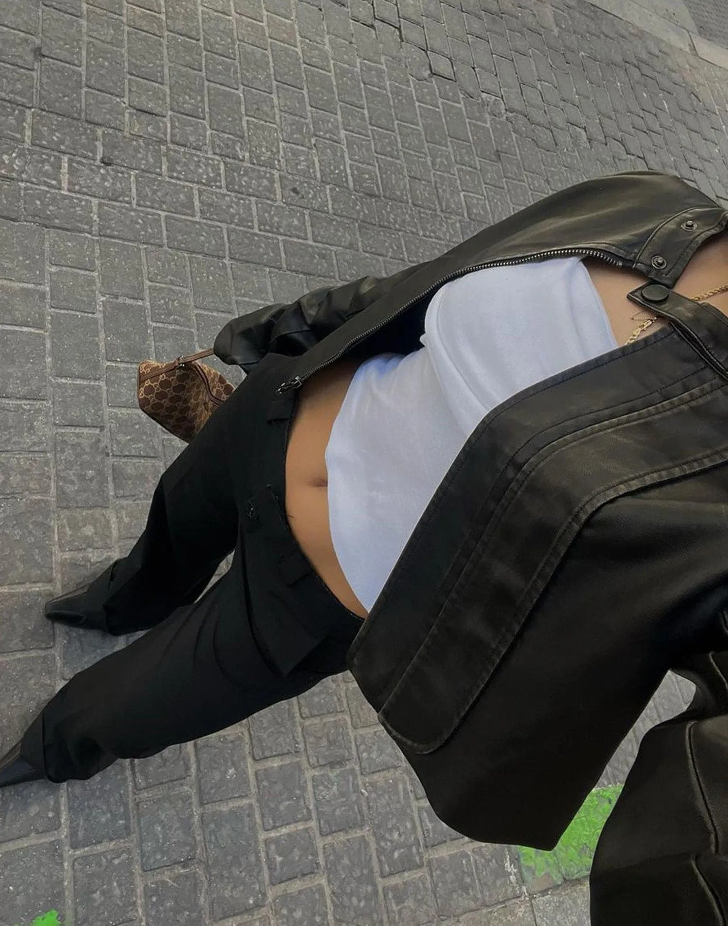 Harley Cropped Jacket (Black) sold by Charcoal Clothing product image thumbnail 4