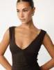 Viola Maxi Dress (Chocolate) sold by Charcoal Clothing