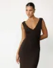 Viola Maxi Dress (Chocolate) sold by Charcoal Clothing