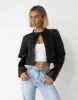 Harley Cropped Jacket (Black) sold by Charcoal Clothing