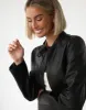 Harley Cropped Jacket (Black) sold by Charcoal Clothing