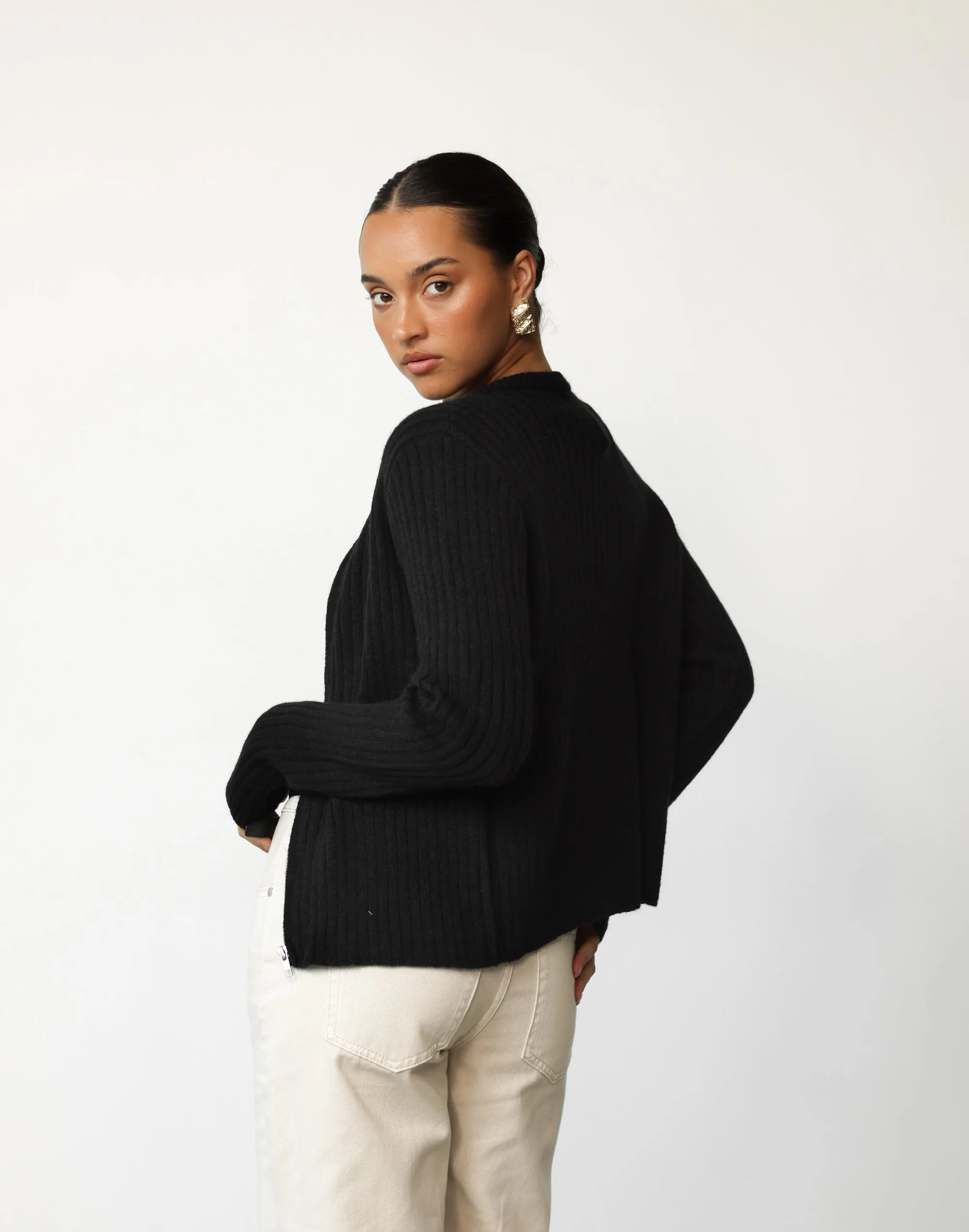 Aiko Cardigan (Black) sold by Charcoal Clothing product image thumbnail 3