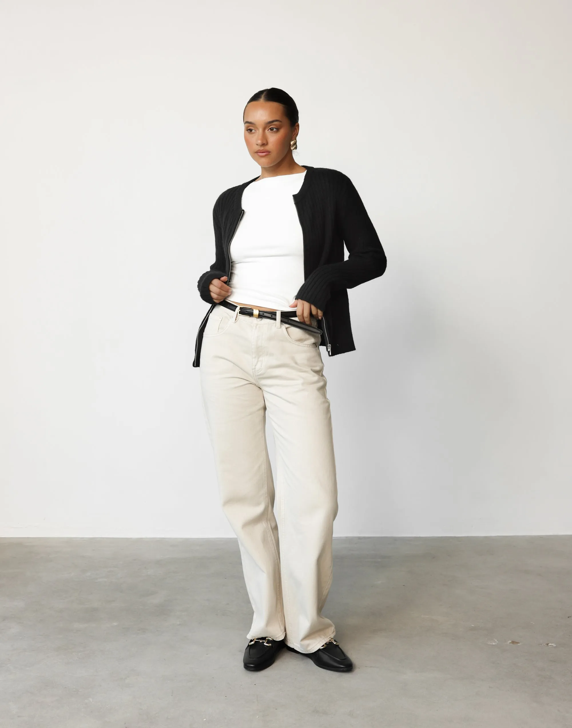 Aiko Cardigan (Black) sold by Charcoal Clothing