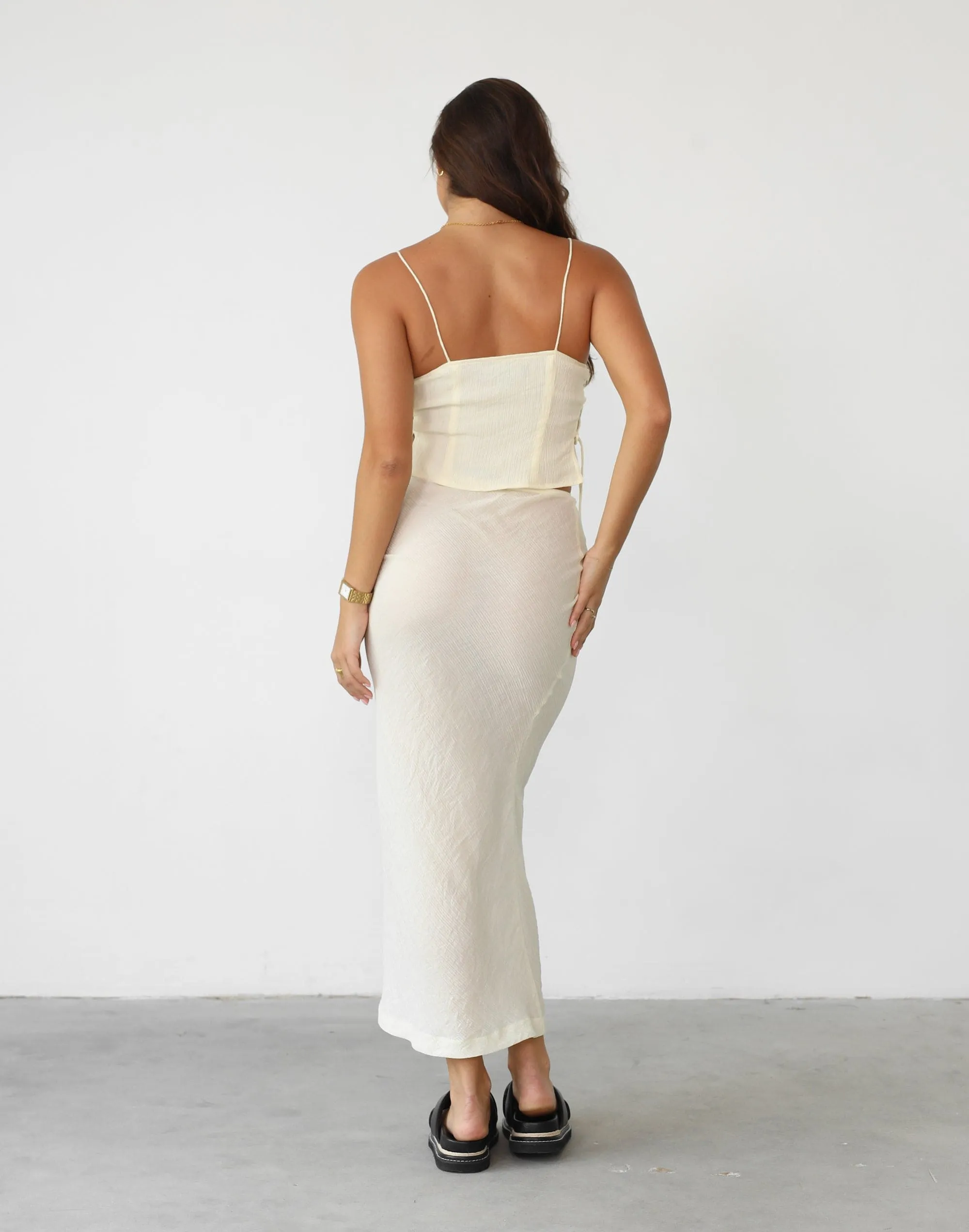Endless Maxi Skirt (Ivory) - By Lioness sold by Charcoal Clothing product image thumbnail 4