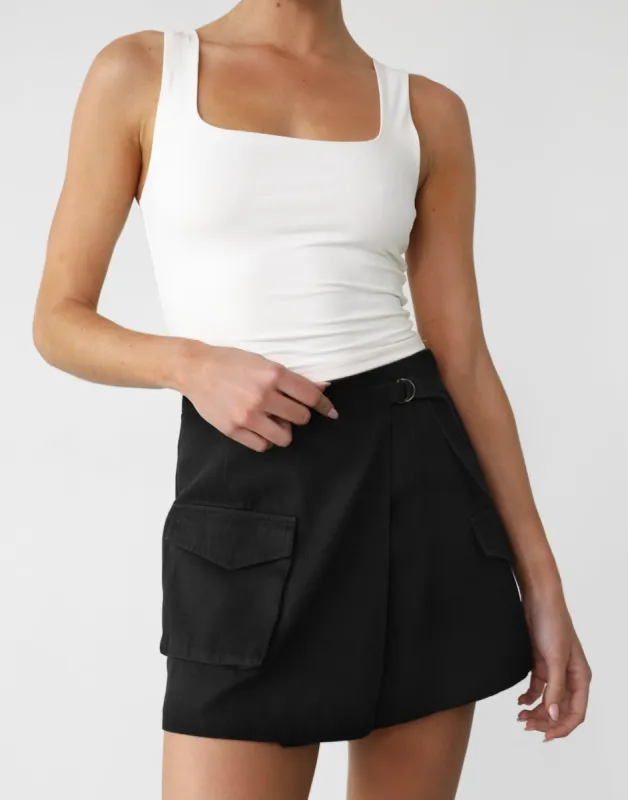 Scottie Mini Skirt (Black) sold by Charcoal Clothing