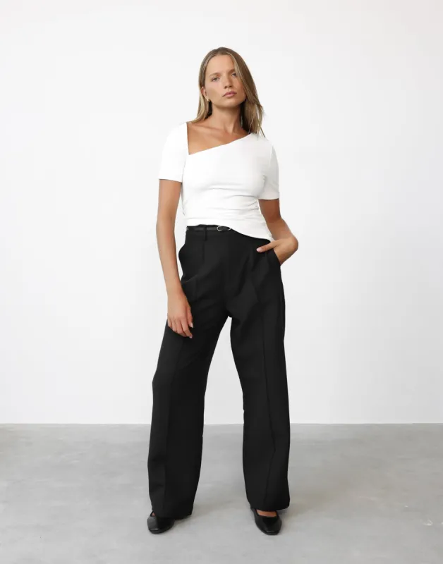 Colden Pants (Black) - Petite sold by Charcoal Clothing
