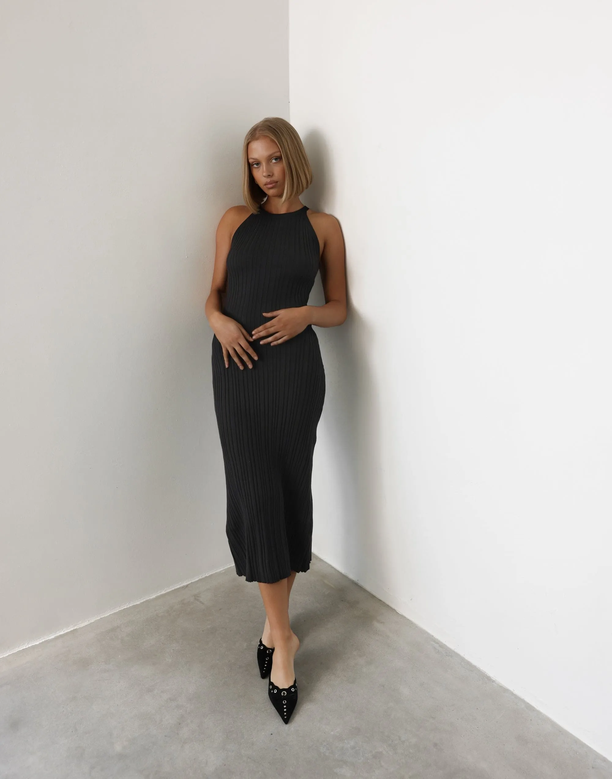 Vivian Maxi Dress (Black) sold by Charcoal Clothing
