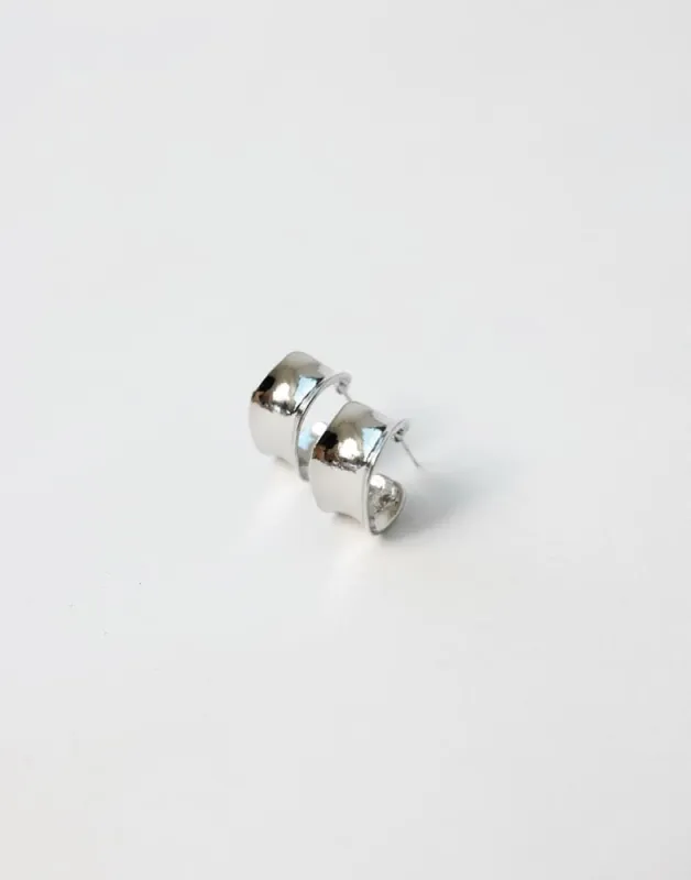 Kaci Earrings (Silver) sold by Charcoal Clothing