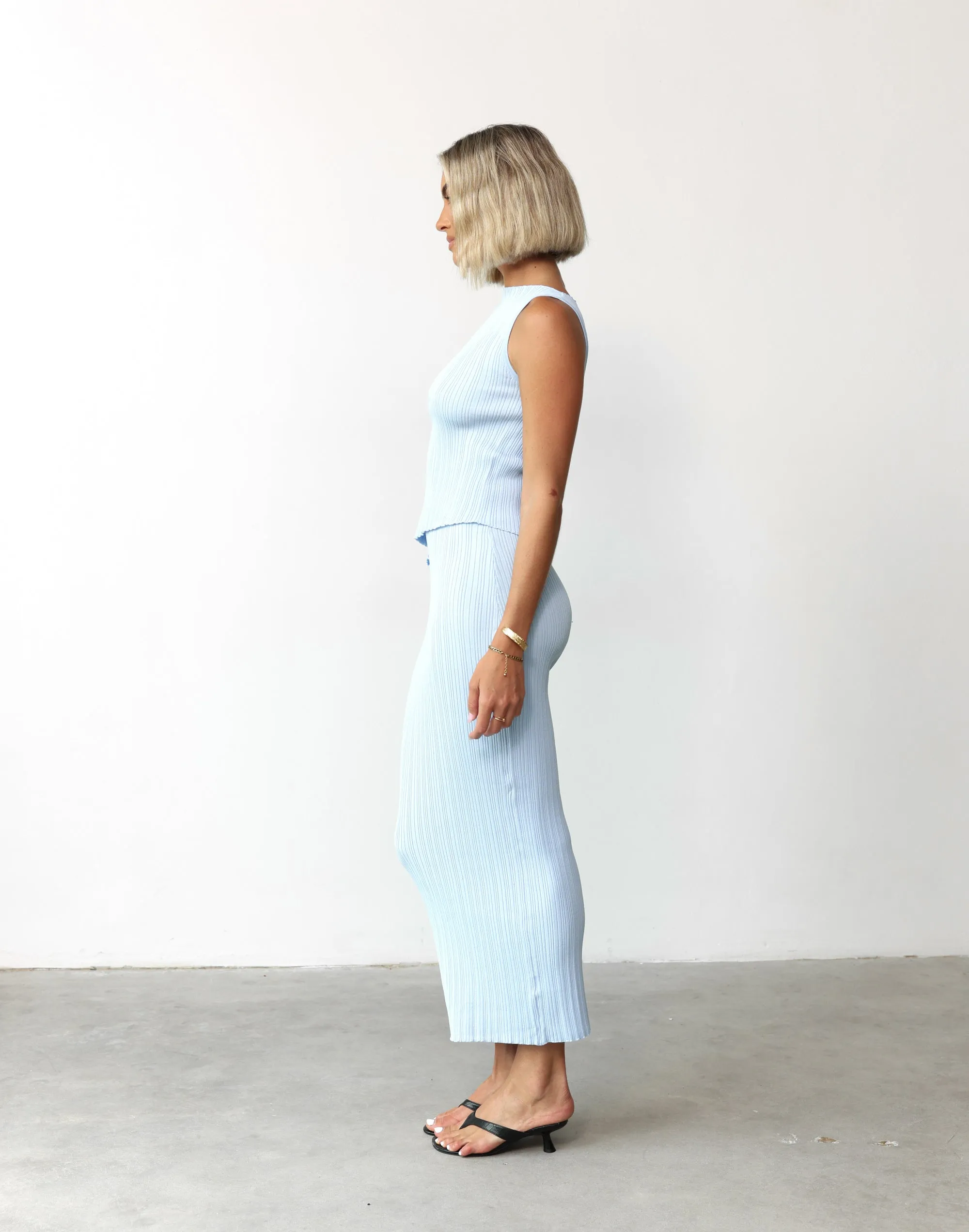 Kienna Maxi Skirt (Pale Blue) sold by Charcoal Clothing product image thumbnail 3