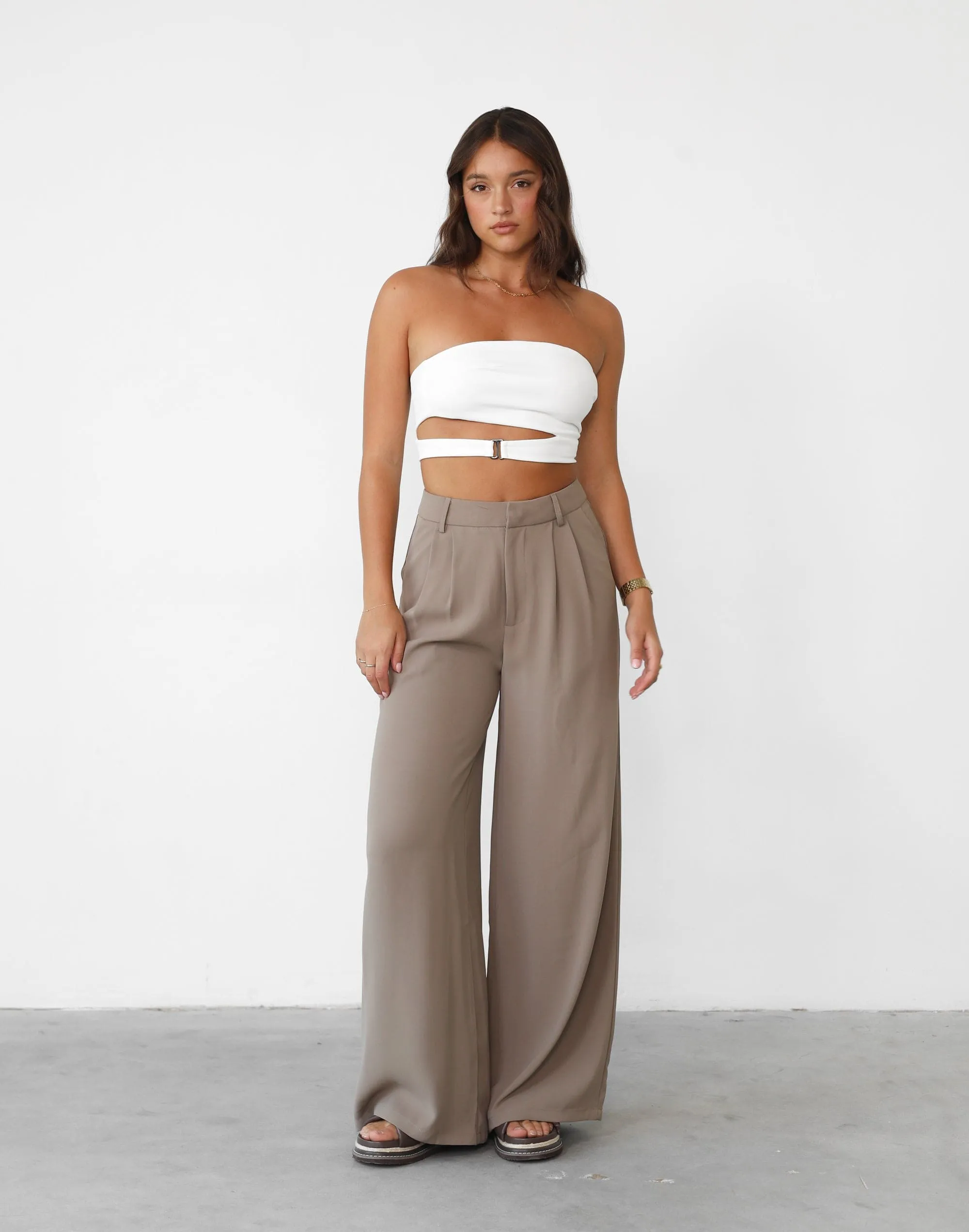 Kristin Top (White) sold by Charcoal Clothing