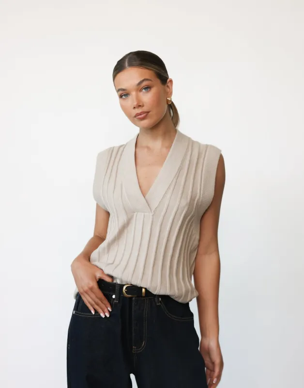 Lucie Top (Latte) sold by Charcoal Clothing