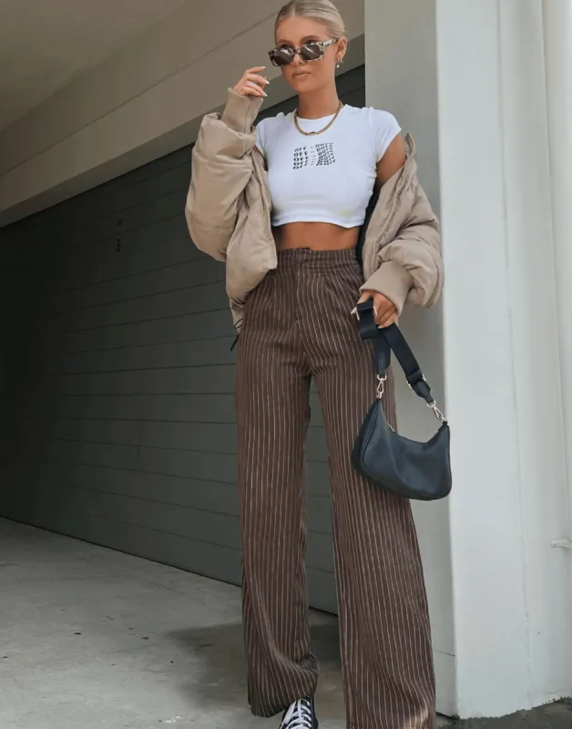 Calabasas Pants (Brown) sold by Charcoal Clothing