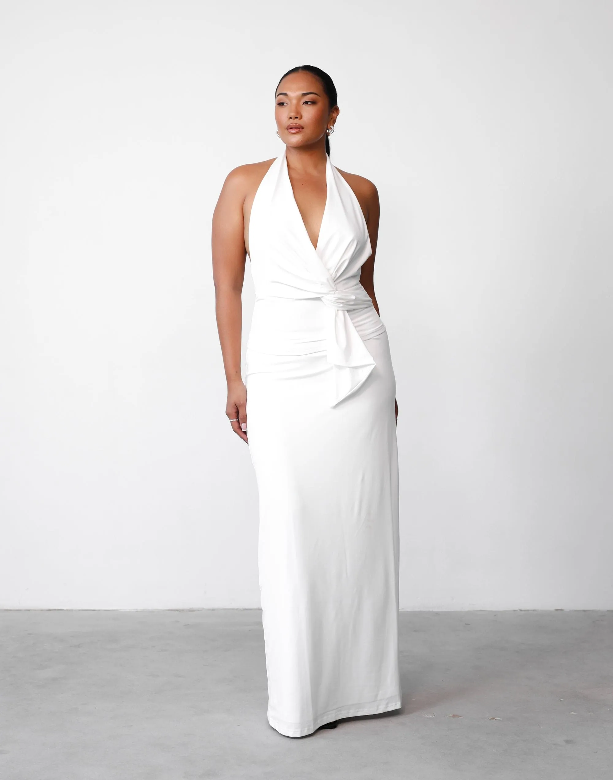 Hallie Halter Top (White) sold by Charcoal Clothing product image thumbnail 3