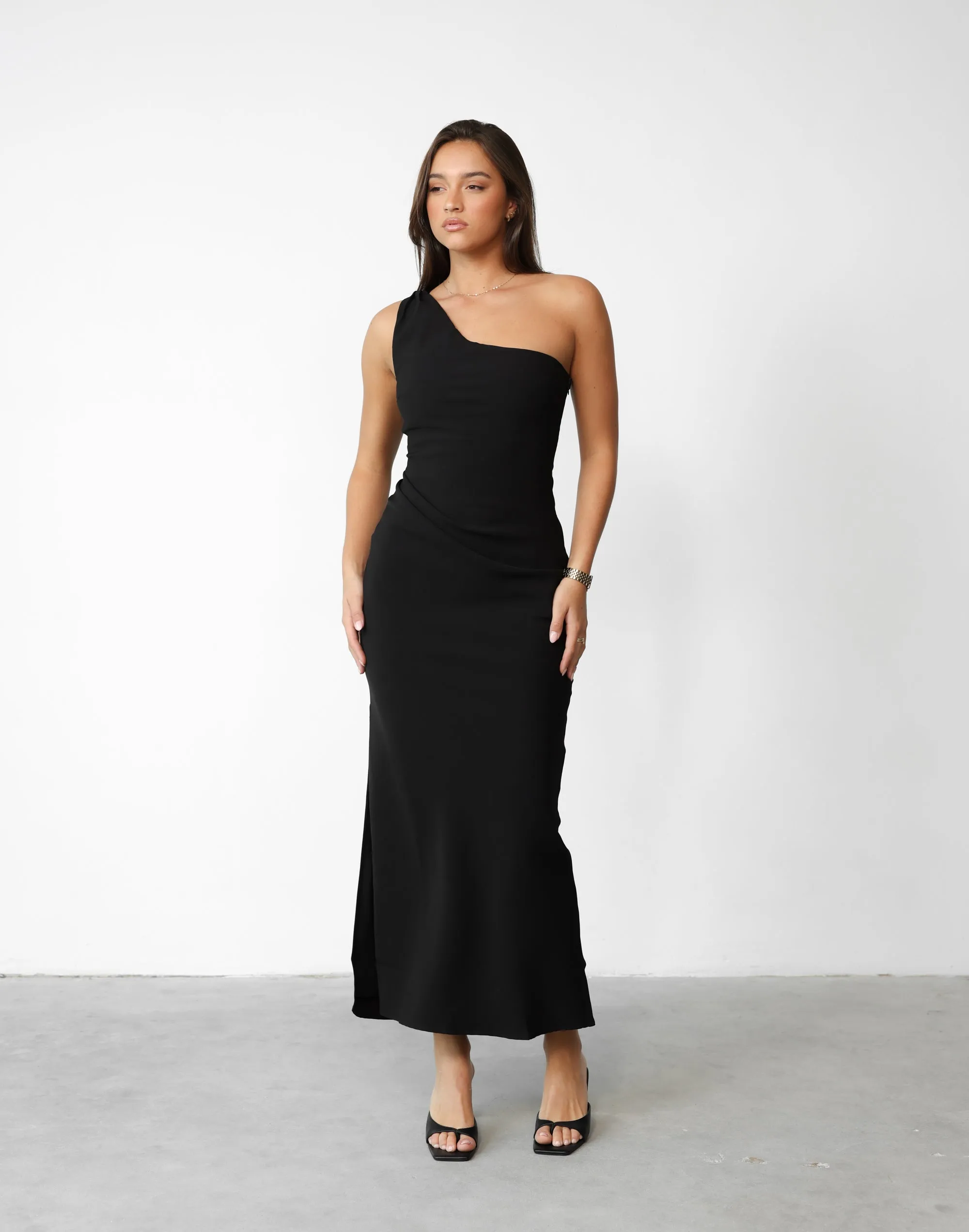 Caroline Maxi Dress (Black) sold by Charcoal Clothing