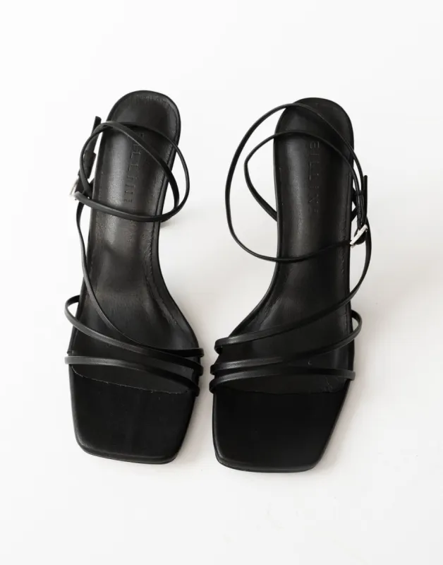 Sylvia Heels (Black) - By Billini sold by Charcoal Clothing
