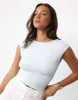 Uno Tie Top (Soft Blue) - By Lioness sold by Charcoal Clothing