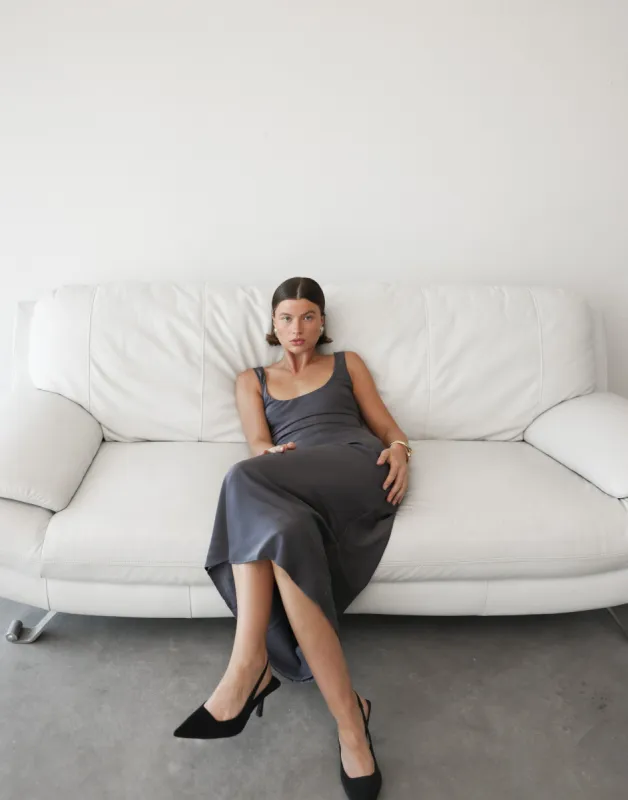 Camillio Maxi Dress (Vintage Indigo) sold by Charcoal Clothing
