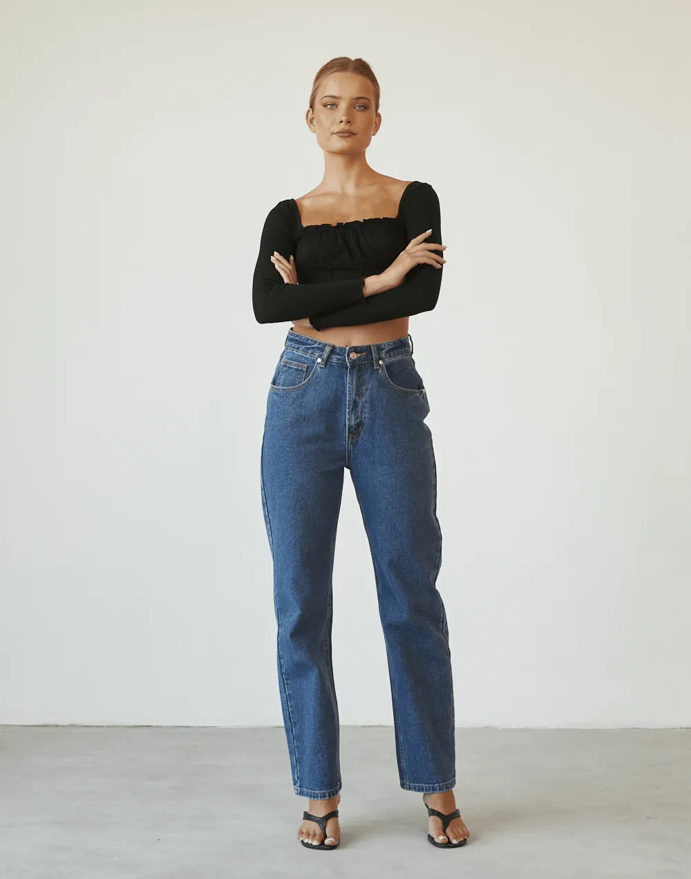 Talena Long Sleeve Top (Black) sold by Charcoal Clothing product image thumbnail 4