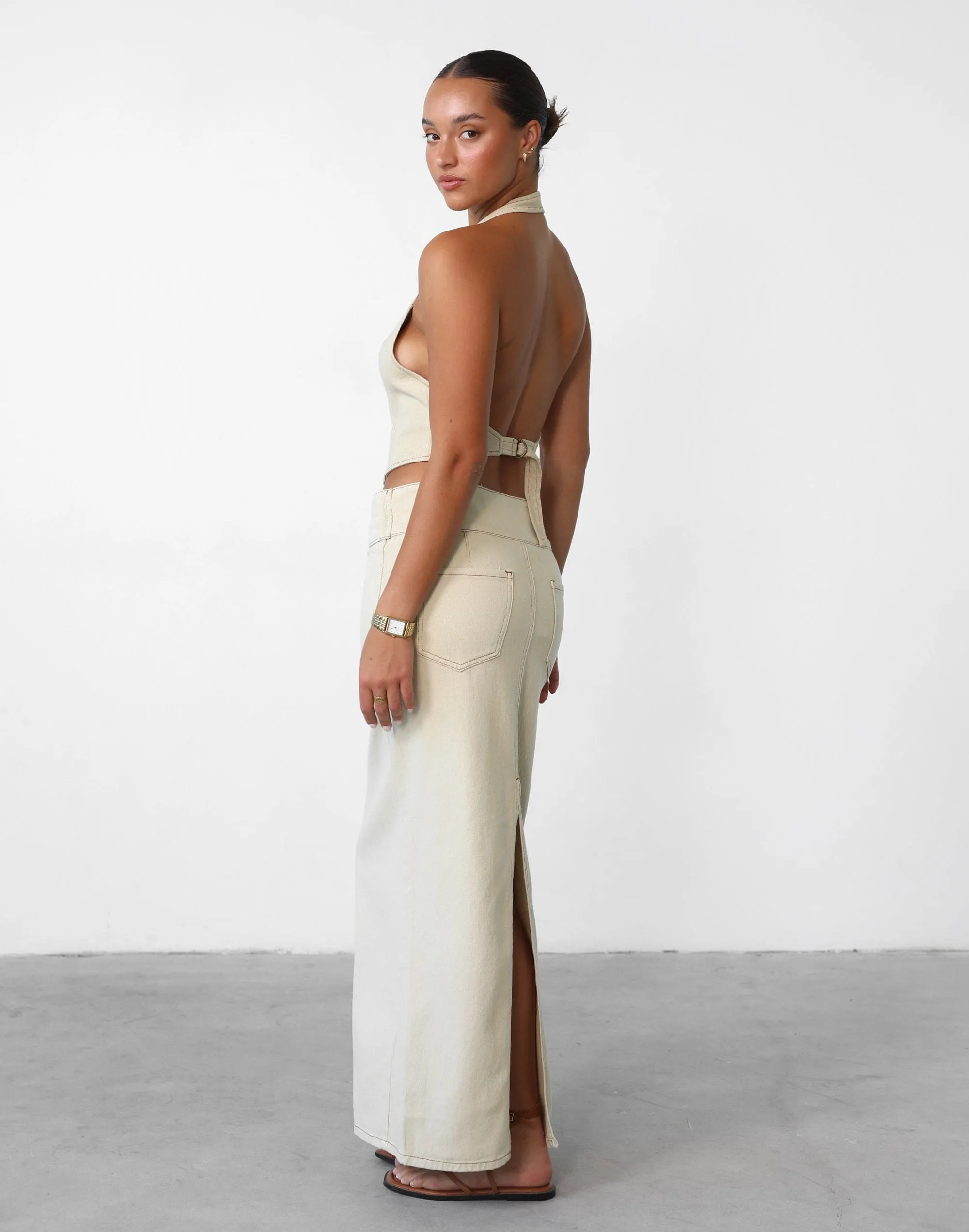 Je Suis Halter (Ecru) - By Lioness sold by Charcoal Clothing product image thumbnail 2