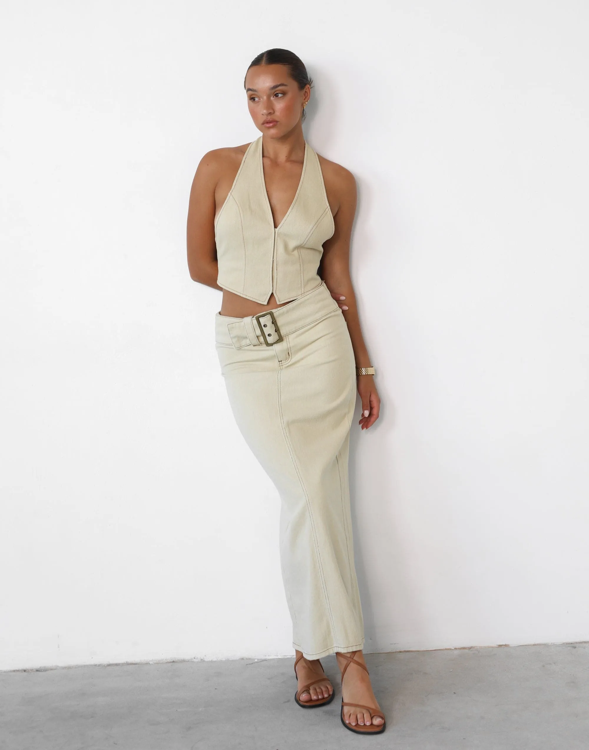 Je Suis Halter (Ecru) - By Lioness sold by Charcoal Clothing product image thumbnail 5