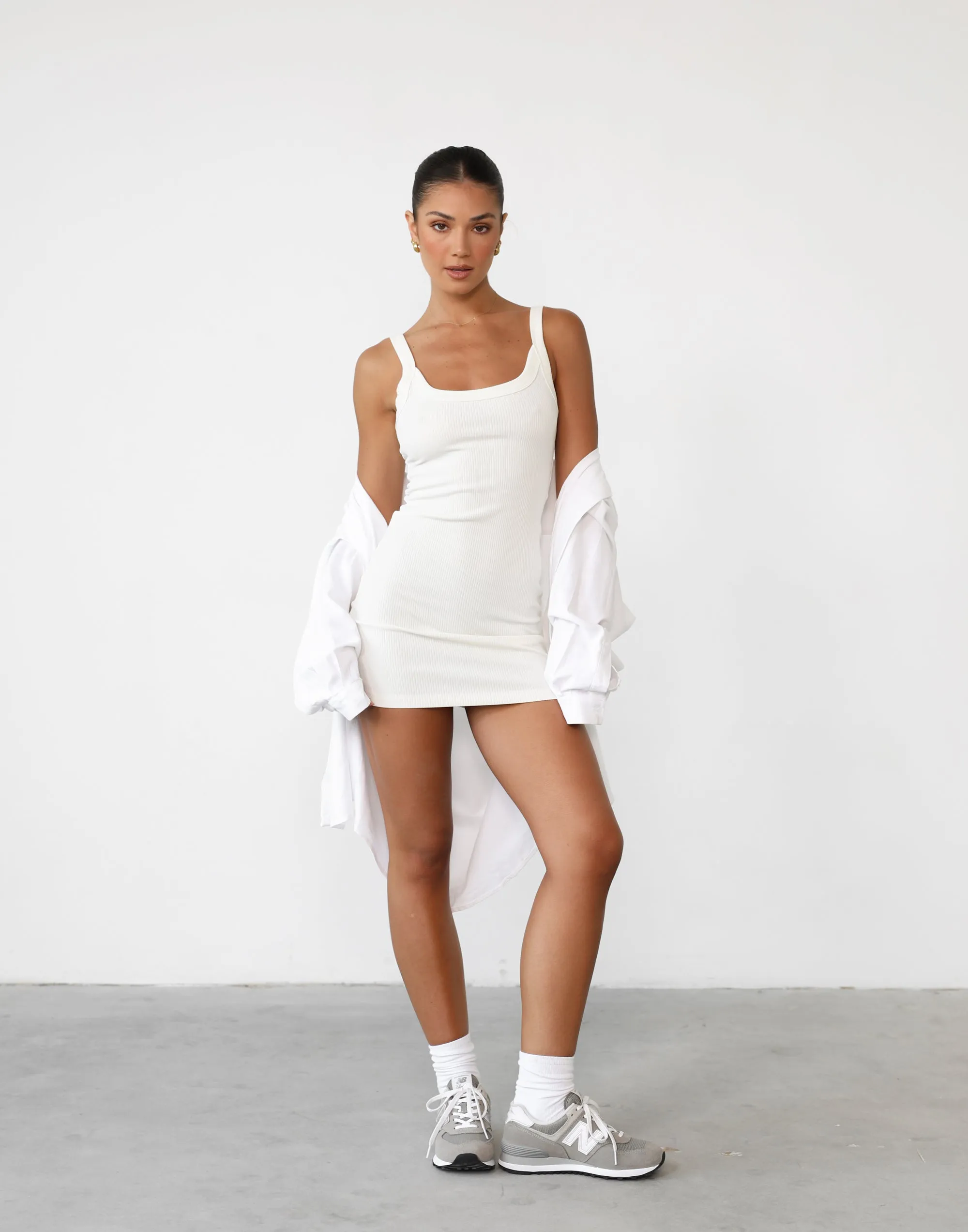 Skyler Mini Dress (Off White) sold by Charcoal Clothing product image thumbnail 2