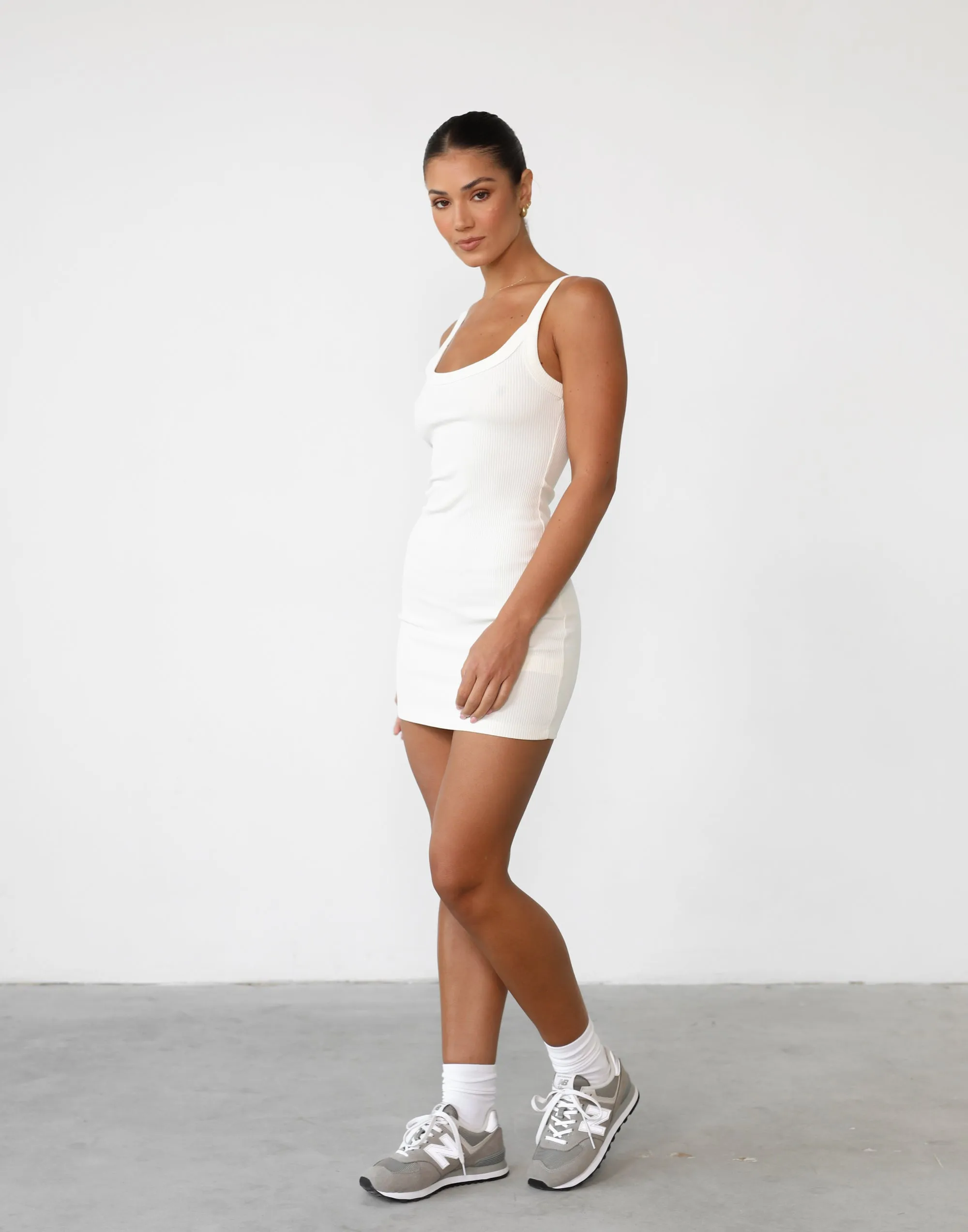 Skyler Mini Dress (Off White) sold by Charcoal Clothing product image thumbnail 4