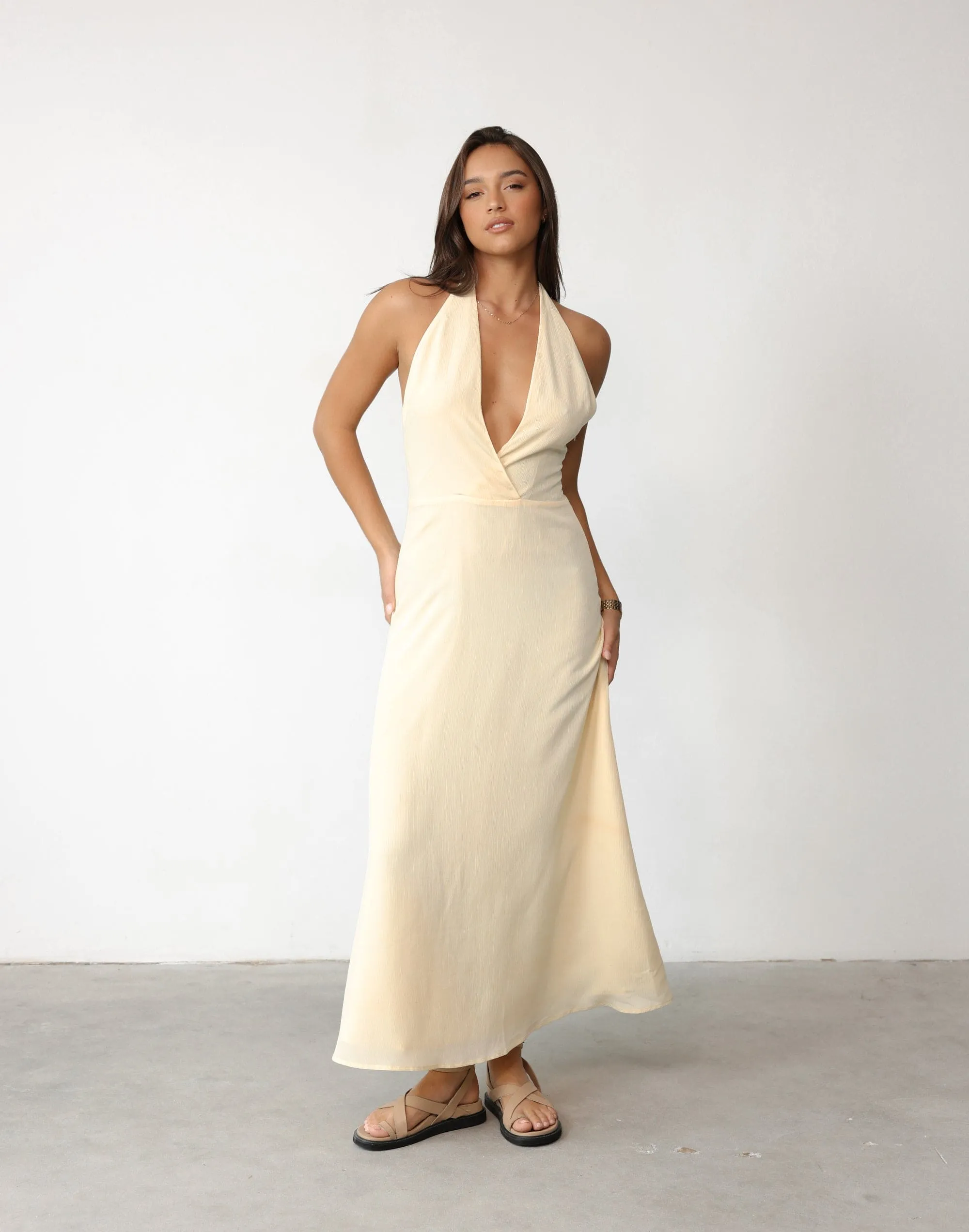 Raquelle Maxi Dress (Lemon) sold by Charcoal Clothing product image thumbnail 5