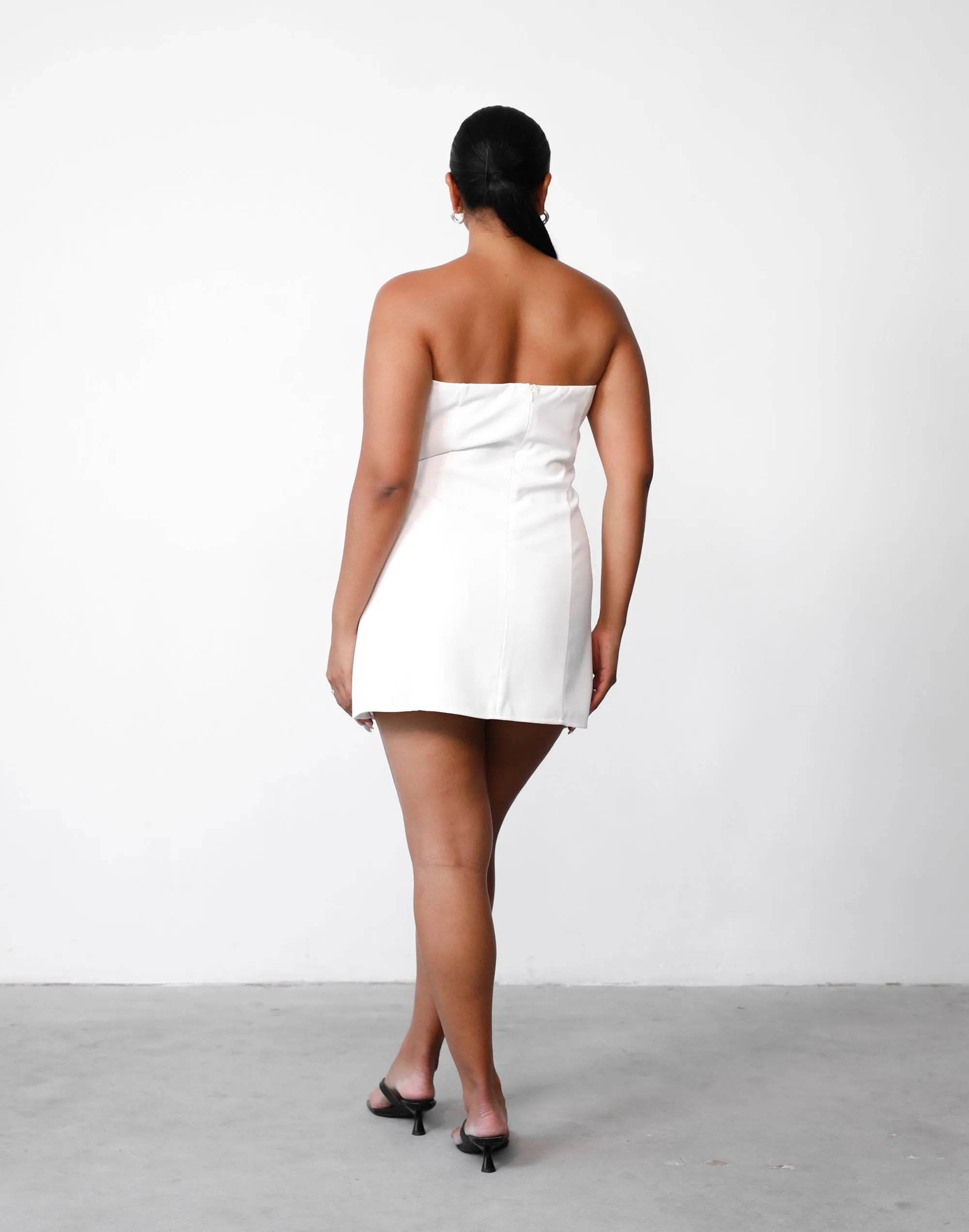 Eleanor Mini Dress (White) sold by Charcoal Clothing product image thumbnail 4