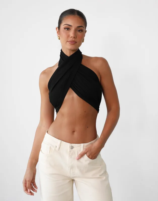 Eleanor Scarf (Black) sold by Charcoal Clothing