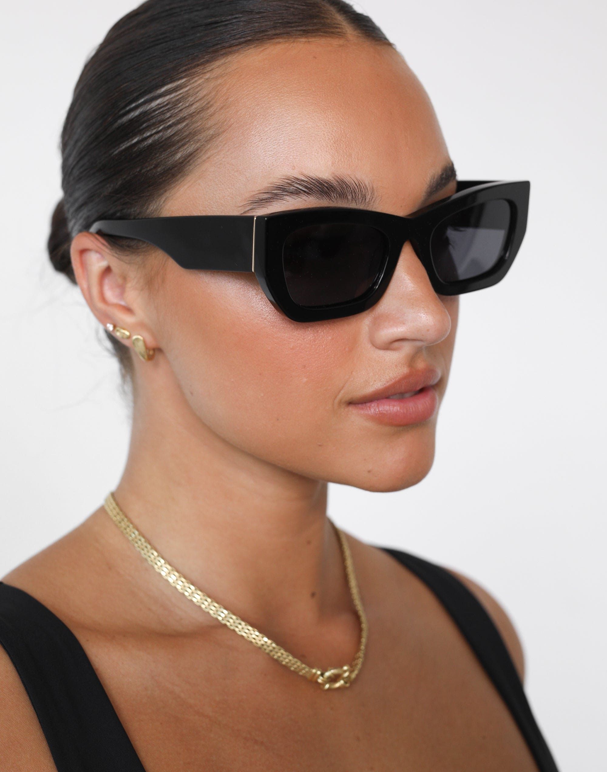 The Iman Sunglasses (Black Jet) - By Banbé sold by Charcoal Clothing product image thumbnail 4