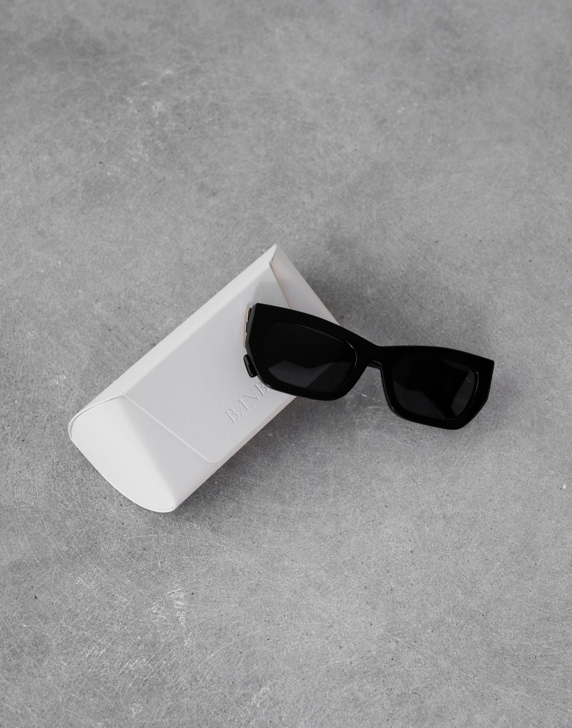 The Iman Sunglasses (Black Jet) - By Banbé sold by Charcoal Clothing product image thumbnail 2