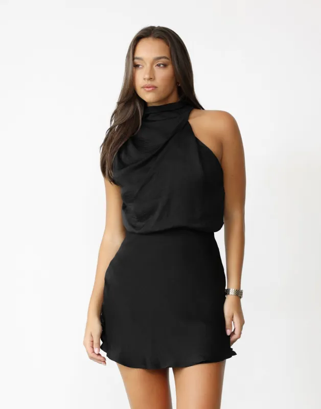 Kimmi Mini Dress (Black) sold by Charcoal Clothing