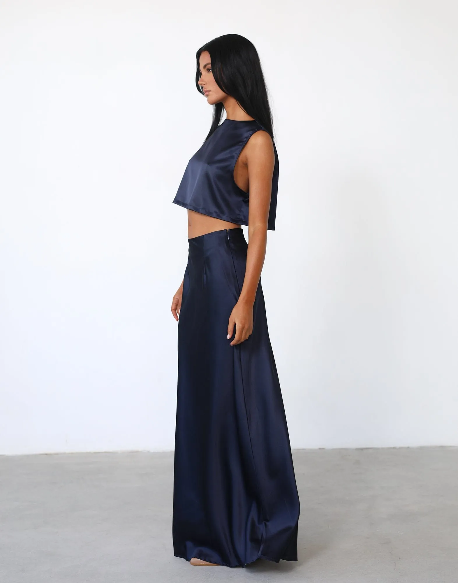 Sincerity Maxi Skirt (Navy) sold by Charcoal Clothing product image thumbnail 3