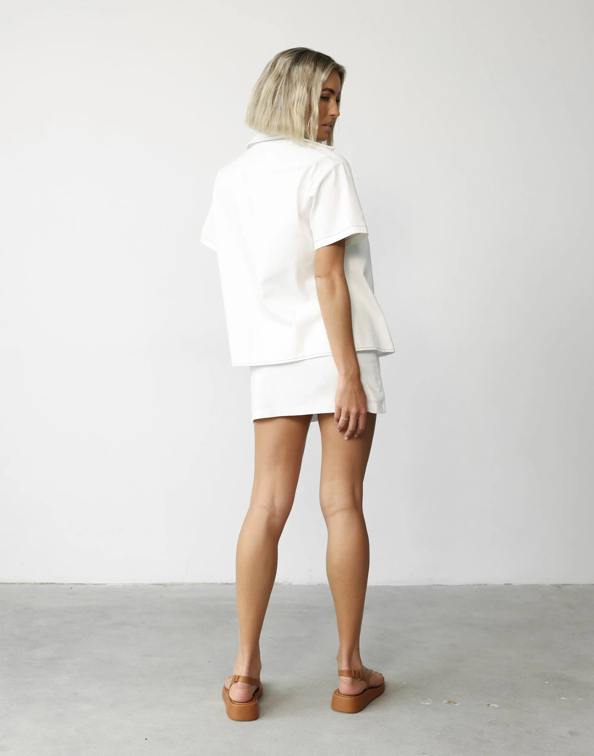 Aliyana Shirt (White) sold by Charcoal Clothing product image thumbnail 3