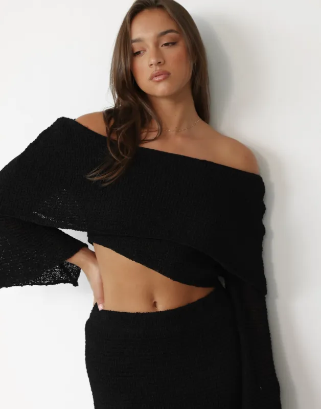 Sundown Top (Black) sold by Charcoal Clothing