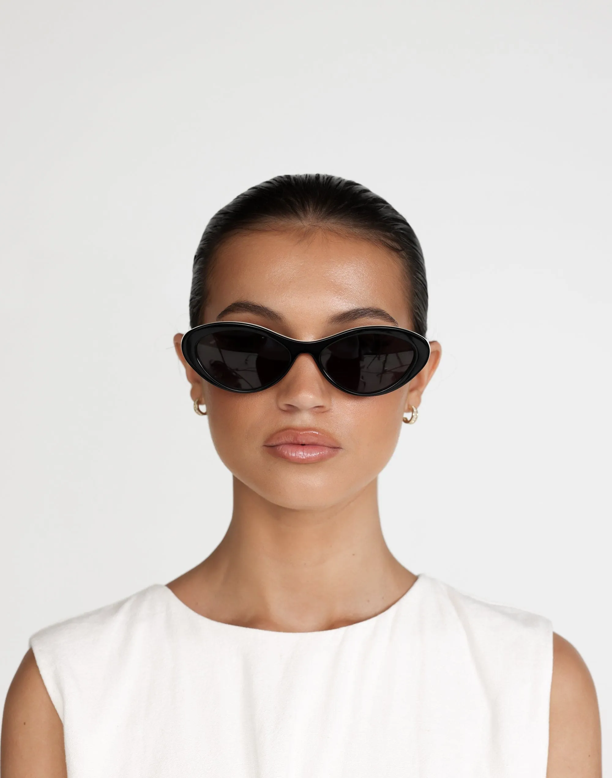 The Ferragni Sunglasses (Black Ivory Jet) - By Banbé sold by Charcoal Clothing