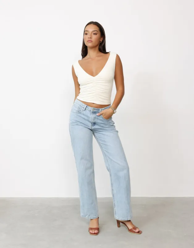 Nyx Top (Oat) sold by Charcoal Clothing