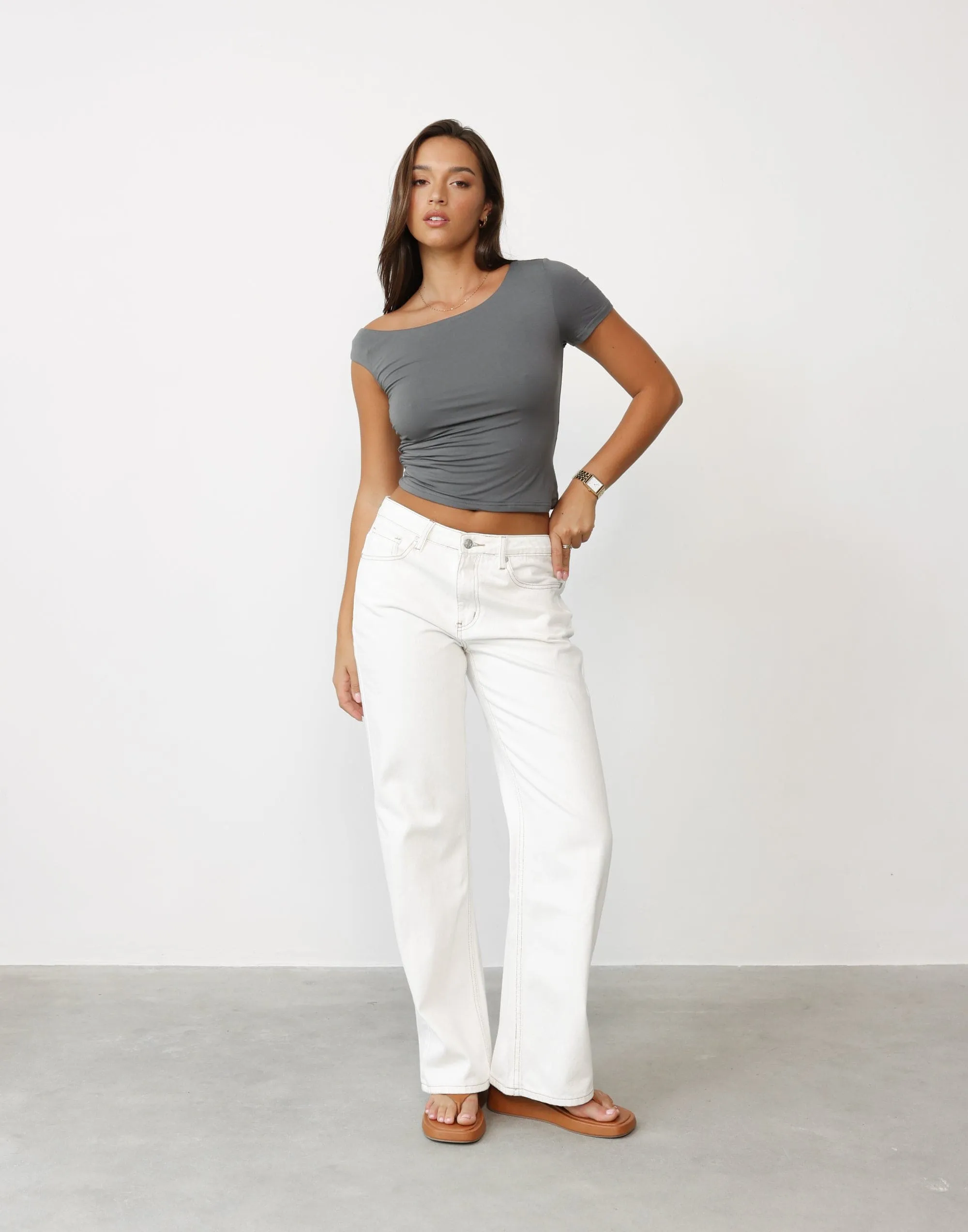Leona Top (Charcoal) sold by Charcoal Clothing product image thumbnail 2