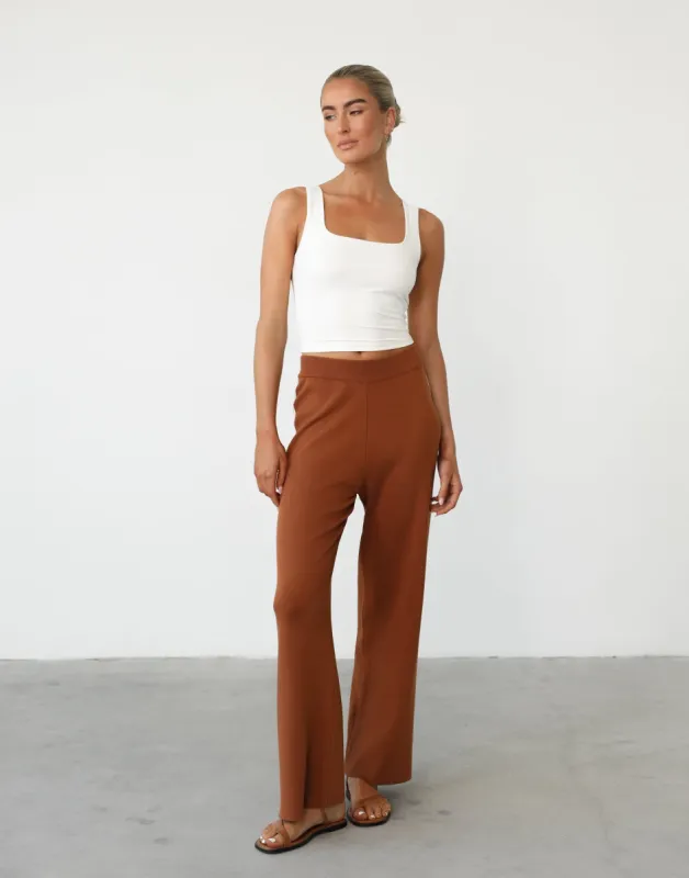 Janine Pants (Cinnamon) sold by Charcoal Clothing