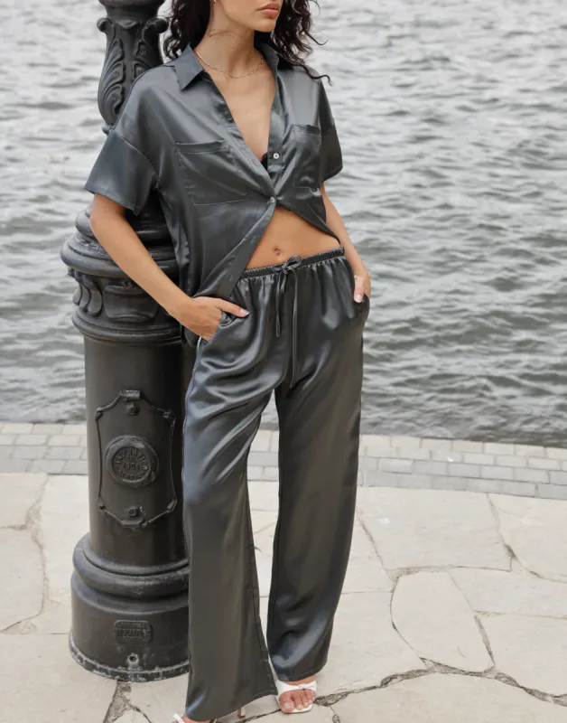 Martha Pants (Slate) sold by Charcoal Clothing